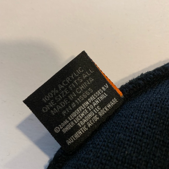 ACDC beanie rock band hat AC/DC authentic rockware - Picture 9 of 9